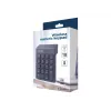 Gembird KPD-W-02 Kabelloser Ziffernblock, 2,4 GHz, USB, 18 Tasten, Schwarz