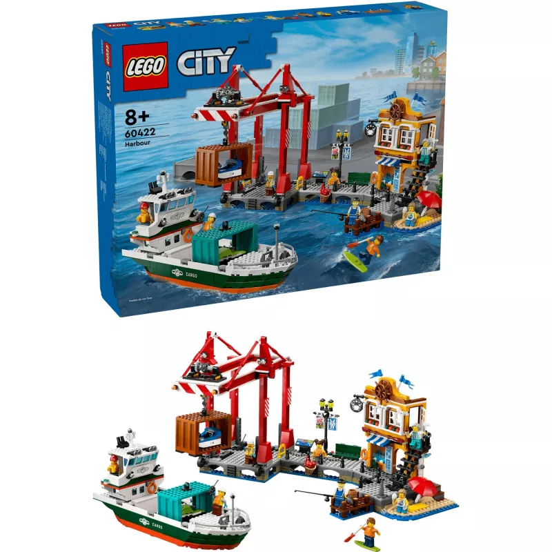 LEGO CITY 60422 Seaside Harbour with Cargo Ship
