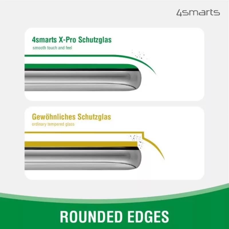4smarts Second Glass X-Pro Bildschirmschutz für Handy