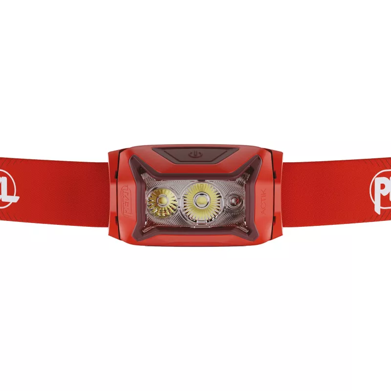 Petzl Actik Stirnlampe, rot