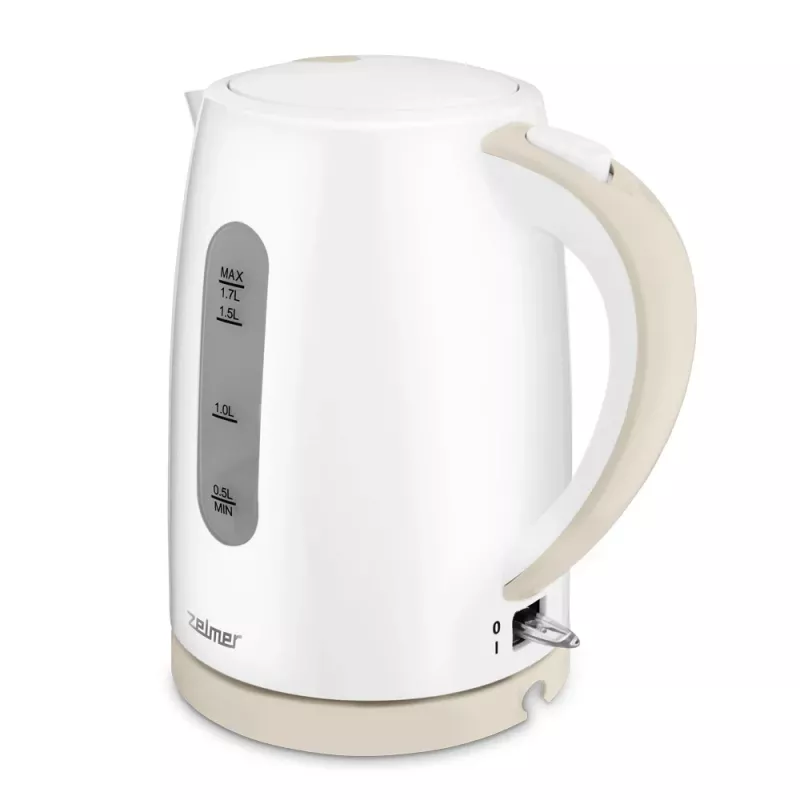 Elektrischer Wasserkocher Zelmer 1,7 L 2200 W Weiß