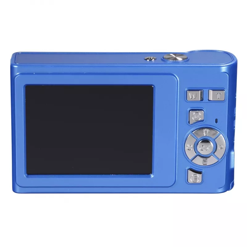 Denver DCA-4811BU Kompakt-Digitalkamera, 5 MP CMOS (48 MP interpoliert), Full-HD-1080p-Video, 2,8-Zoll-LCD, Blau