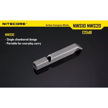Pfeife Outdoor EMERGENCY/120DB NWS10 Nitecore