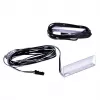 Regalmontierte LED-Leuchte cama meble Cama rechteckig 2LED Aufputz schwarz kaltweiß