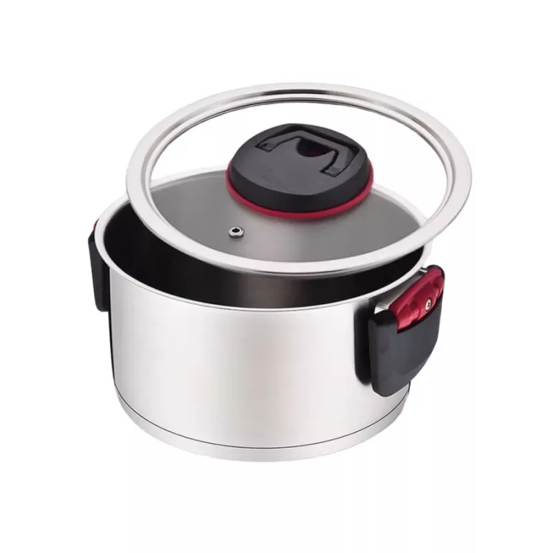 Maestro MR-3530-22 Topf mit Deckel und Klappgriffen, 22 cm, 4,2 l
