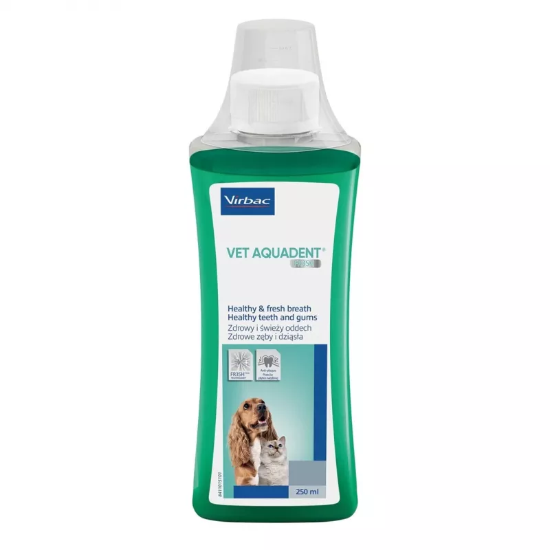 Mundhygienelösung VIRBAC VET AQUADENT 250 ml für Haustiere