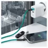 USB-Kabel RealPower MagneticCharge3 1m USB A Grün