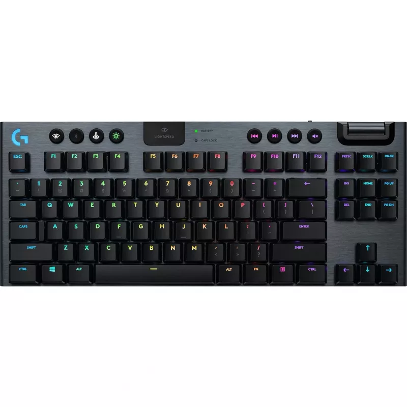 Logitech G G915 TKL Tenkeyless LIGHTSPEED Wireless RGB Mechanische Gaming-Tastatur – Linear