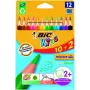 BIC Evolution Triangle 8871462 Buntstifte, 12 Farben