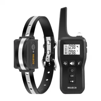 Elektrisches Bellhalsband Rojeco PD529 — Reichweite 1000 m, schwarz