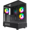 Montech XR Midi-Tower, gehärtetes Glas – schwarz