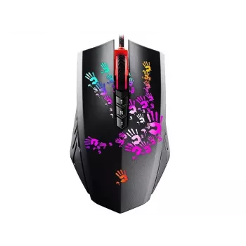 Gaming-Maus A4Tech BLOODY A60 — optisch, beidhändig, 6200 DPI, USB Type-A, 8 Tasten, schwarz