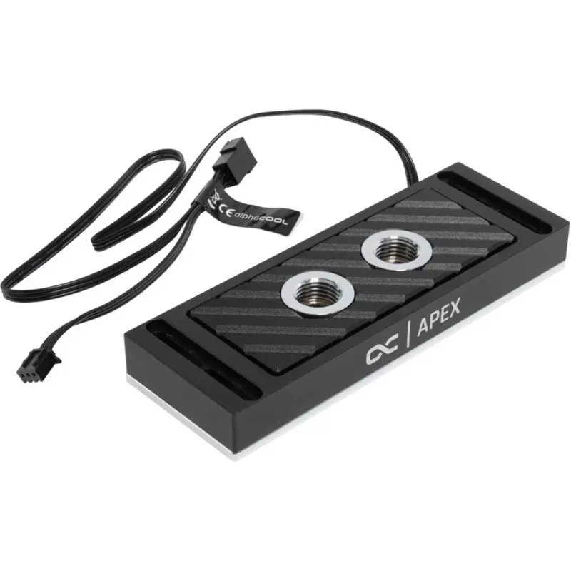 Alphacool 14000 Apex RAM X4 RAM-Wasserkühler, adressierbares RGB, schwarz