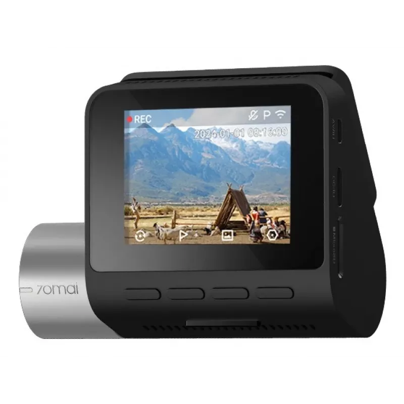 70mai A510 Dashcam, 2592x1944 (2,5K) HDR, Sony STARVIS 2 IMX675, 140°, f/1,8, WLAN, Bluetooth, GPS, 4G/LTE, ADAS, 2,0-Zoll-Display, 500 mAh, Schwarz