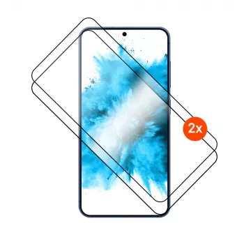 Tempered Glass Screen Protector FIXED Full Cover 2.5D für Samsung Galaxy S26+ — 2 Stück, schwarz