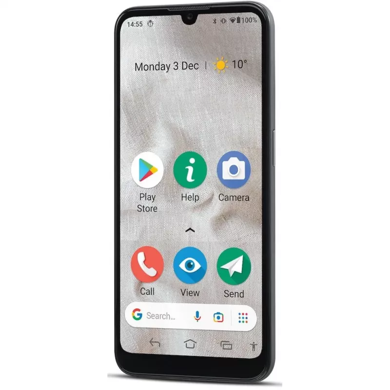 Doro 8100 Plus 15,5 cm (6,1 inch) Dual-SIM Android 11 Go Edition 4G USB Typ-C 2 GB 32 GB 3000 mAh Grau (380501)
