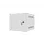 Lanberg WF10-2304-00S 10-Zoll-Wandschrank 4U, 280×310×247 mm, Metalltür, 20 kg Traglast, IP20, Flatpack, grau