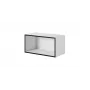 Offener Aufbewahrungsschrank Cama ROCO RO4 75/37/37 weiß/schwarz
