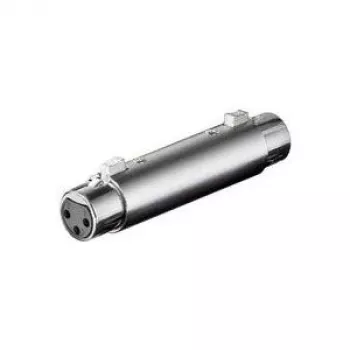 Wentronic XLR 009 Adapter, 3-Pin XLR Buchse zu Buchse (27459)