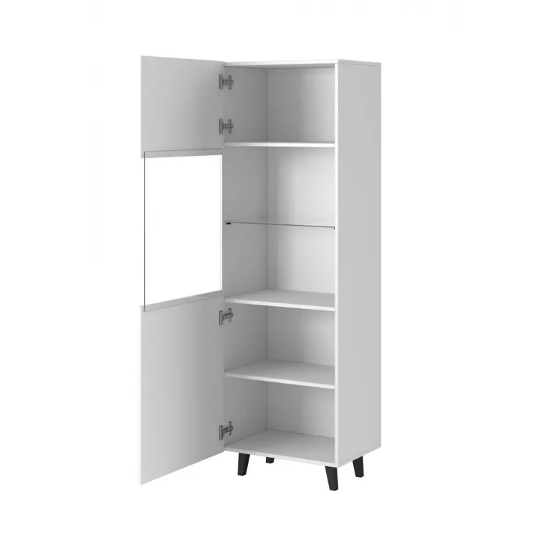 Aufbewahrungsschrank cama meble PAFOS 60×40×182 cm weiß matt bodenstehend