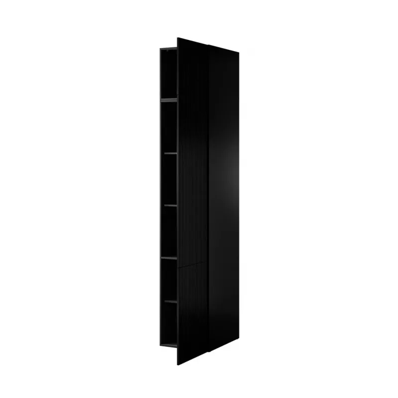 Kleiderschrank cama meble PAFOS 1D BASE 45×55.5×45 cm Schwarz matt, 1 Tür