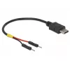 DeLOCK 85418 USB-C-Stromkabel auf 2x Pfostenstecker, 0,1 m