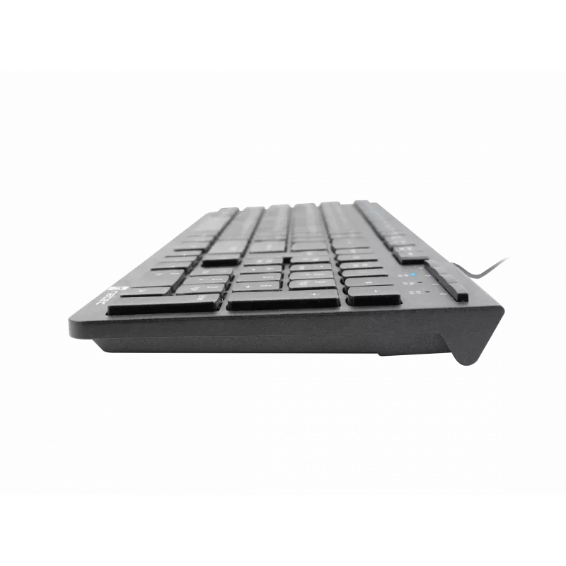 Natec Discus 2 - Tastatur - QWERTY - US - Schwarz - Tastatur - US-Englisch - Schwarz