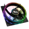 Cryorig Crona S CR-XRS3 PWM ARGB Gehäuselüfter, 3er-Pack, 120 mm, schwarz
