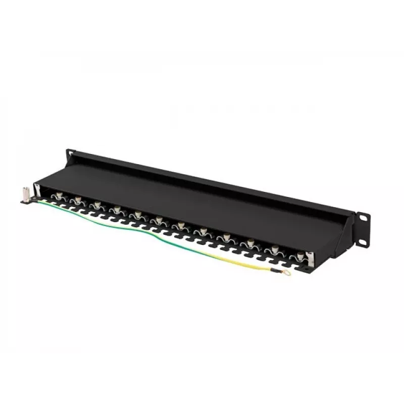 Patchpanel 1U Lanberg PPS7-1024-B