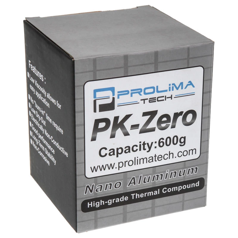 Wärmeleitpaste PROLIMATECH PK-Zero, Wärmeleitfähigkeit 8 W/m·K, Gewicht 600 g