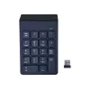 Gembird KPD-W-02 numerisches Tastenfeld Notebook/PC Bluetooth Schwarz