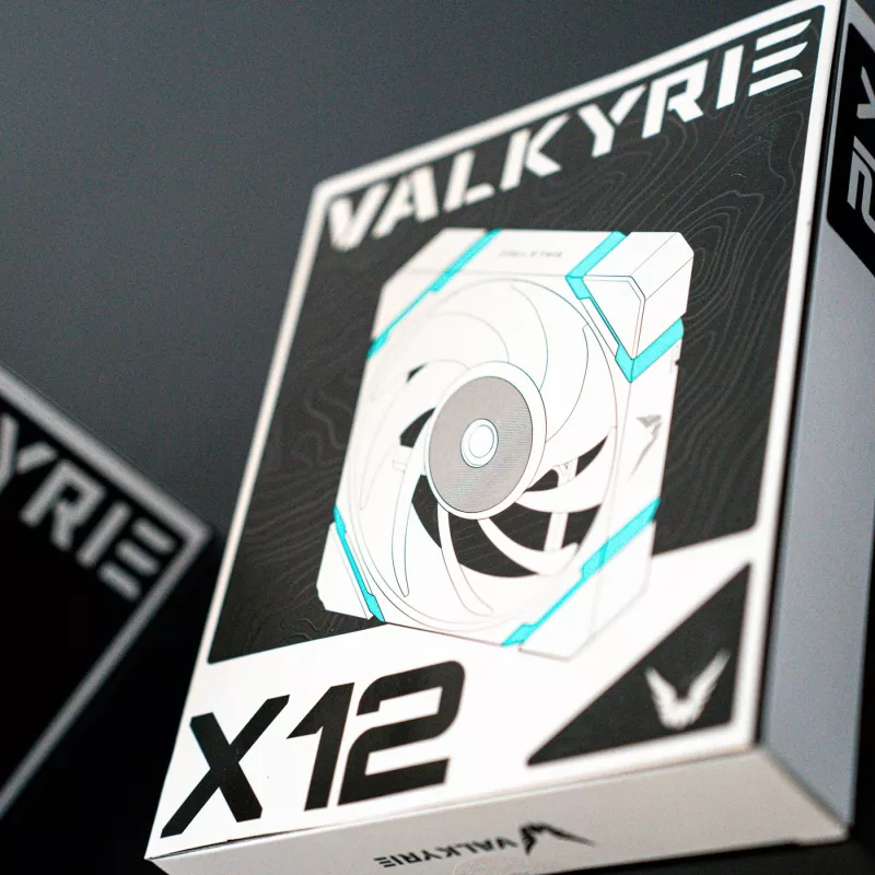 VALKYRIE X12R ARGB 120mm Reverse-Blade-Gehäuselüfter Weiß