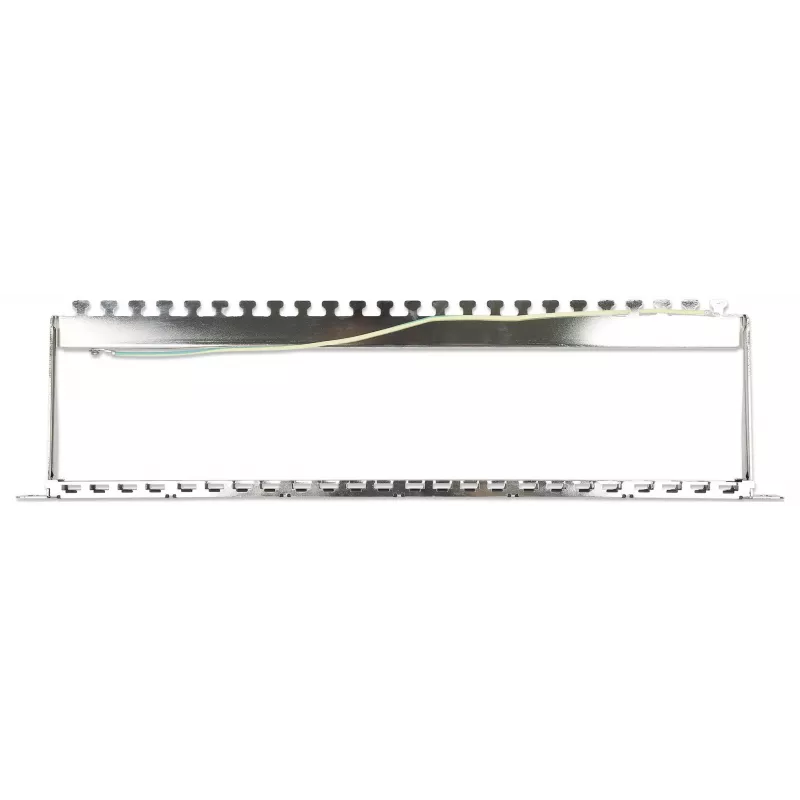 Intellinet 721011 Leeres Keystone-Patchpanel, 24-Port, 0,5U, geschirmt, 19 Zoll