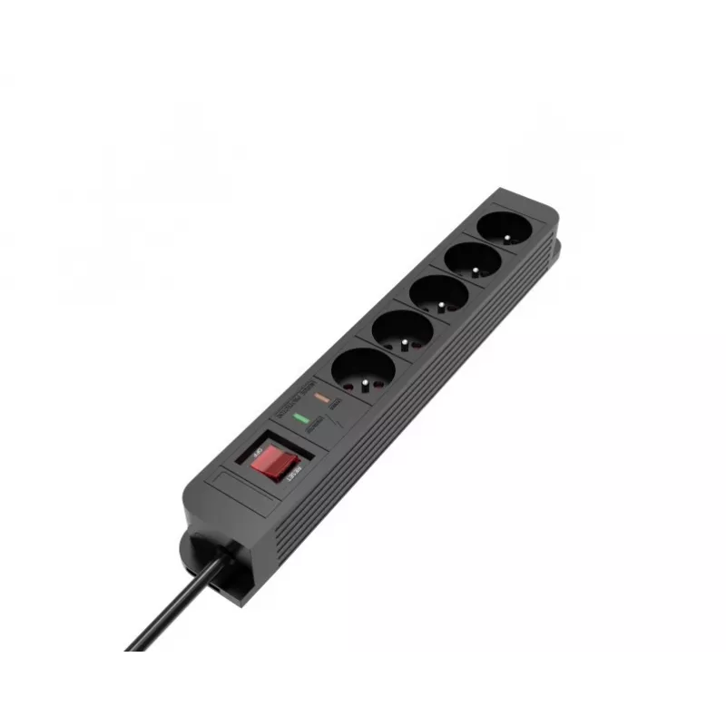 Überspannungsschutz TB Energy x5 — 3 m Kabel, 5 Steckdosen, Modell ALTBXPD05FR300B
