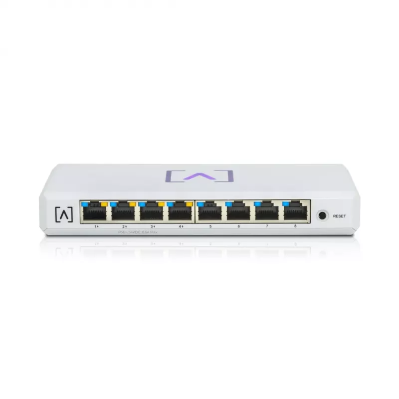 Alta Labs S8-POE Netzwerk-Switch Managed Gigabit Ethernet (10/100/1000) Power over Ethernet (PoE) Weiß