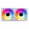 Jonsbo ZB-240WR Infinity Mirror Lüfter, ARGB, PWM, Reverse Blade, 240 mm, weiß