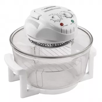 Halogenofen ESPERANZA EKO003 — 12 L, 1400 W, max. 250 °C, weiß