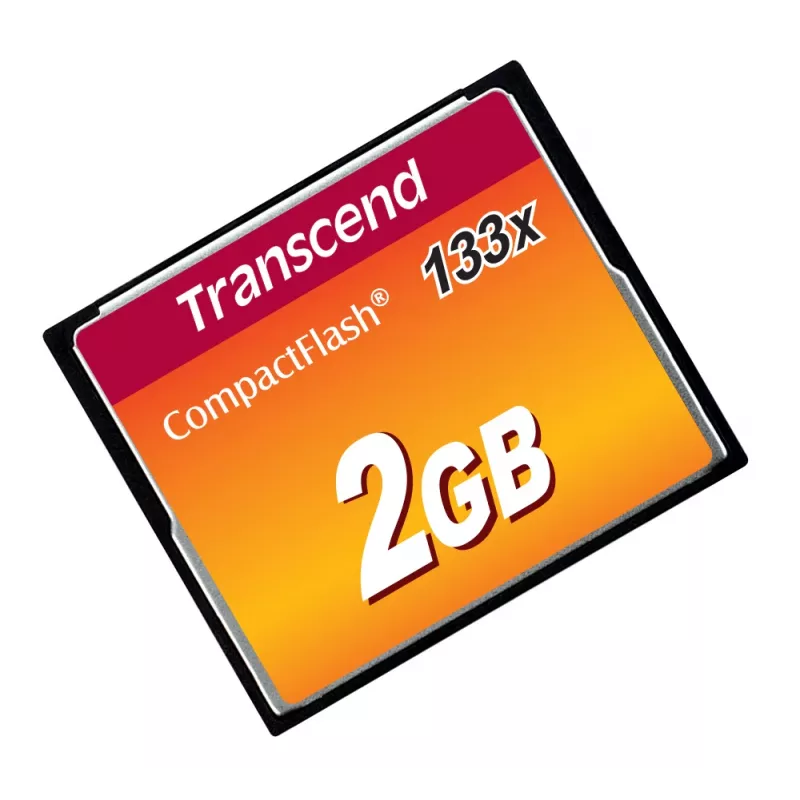 Flash Memory Transcend 2GB CompactFlash 133x TS2GCF133