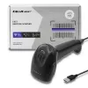 Qoltec 50866 1D CCD Laser-Barcodescanner, USB, schwarz