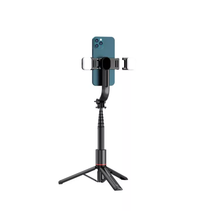 Tech-Protect L05S Selfie-Stick-Stativ LED-Leuchte Bluetooth-Fernbedienung