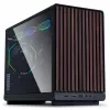 Lian Li DAN Cases A3-mATX Wood Edition Frontpanel, Walnuss / Schwarz