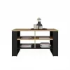 Couchtisch top e shop Topeshop STOLIK KAWOWY ŁAWA MODERN 4P Dąb Artisan Czern