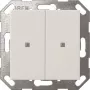 Gira Taster Wippe KNX 2-fach, reinweiß (Modell 517303)