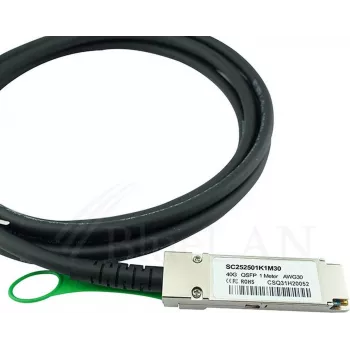 SAS-Kabel CBO QTAPCABLE-3M-BL 3 m, für 100 Gbit/s-Verbindungen