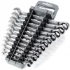 Wiha 44665 (30391) Ringratschen-Gabelschlüssel-Set, 12-teilig, metrisch 8–19 mm