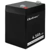 Qoltec 53033 AGM-Akku 12 V 4,5 Ah, max. 1,35 A, wartungsfrei