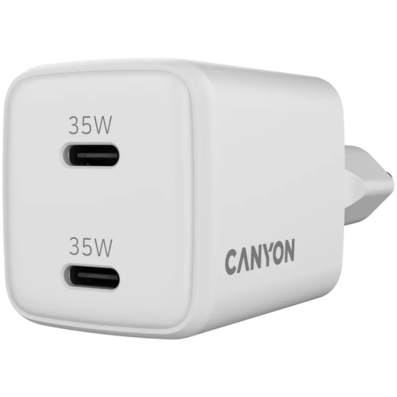 Canyon CU35CC GaN 35 W 2xPD Wandladegerät, weiß
