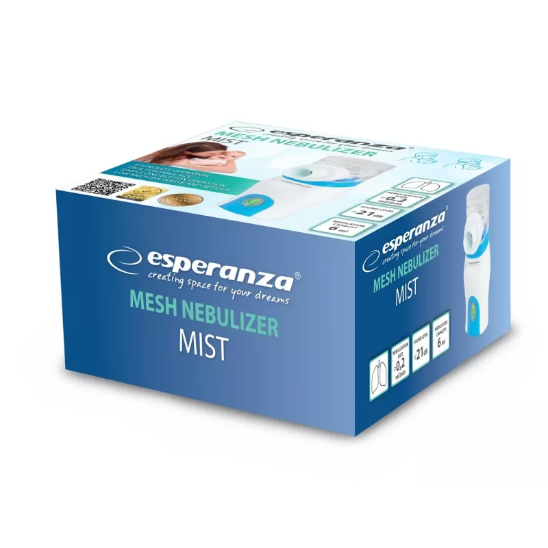 Esperanza MIST ECN005 Gesichtsinhalator, weiß-blau