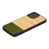 Schützende Bambus-Holz-Handyhülle von man and wood für iPhone 12 Pro Max — Forest Schwarz