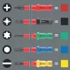 Schraubendreher-Set Wera Kraftform Kompakt VDE 60 iS Isoliert 50 mm — elektrisch isoliertes Präzisionsset